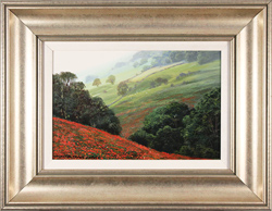 Michael James Smith, Original oil painting on panel, Poppy View Medium image. Click to enlarge