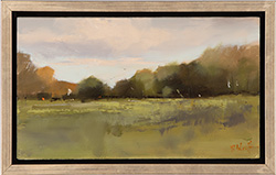 Michael John Ashcroft, ROI, Original oil painting on panel, On the Park II Medium image. Click to enlarge