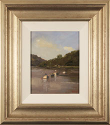 Michael John Ashcroft, ROI, Original oil painting on panel, Sailboats Medium image. Click to enlarge
