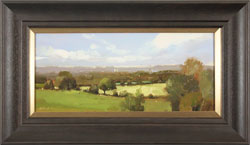 Michael John Ashcroft, ROI, Original oil painting on panel, The Brink of Autumn Medium image. Click to enlarge