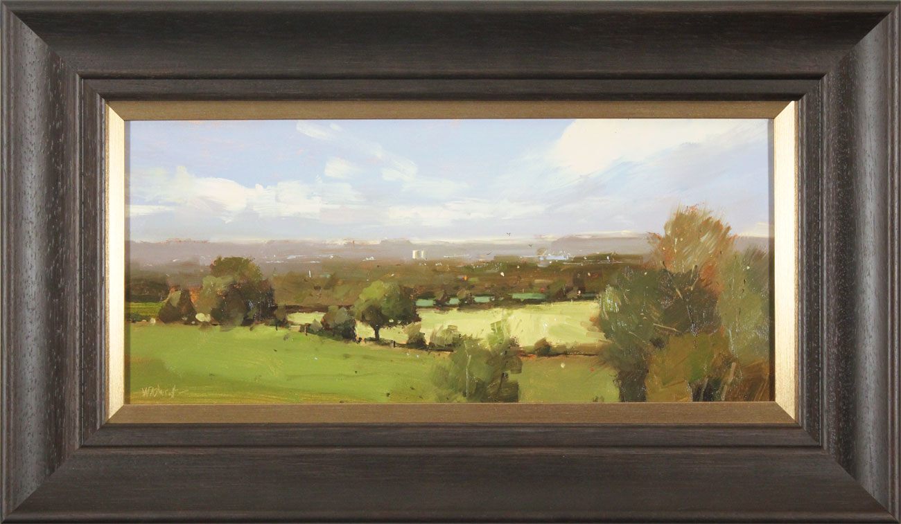 Michael John Ashcroft, ROI Original oil painting on panel, The Brink