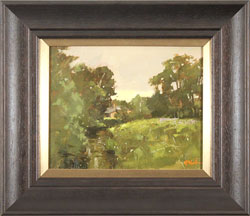 Michael John Ashcroft, ROI, Original oil painting on panel, River Yarrow Medium image. Click to enlarge