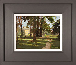 Michael John Ashcroft, ROI, Original oil painting on panel, Wortley Hall, Sheffield 