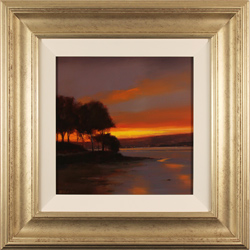 Michael John Ashcroft, ROI, Original oil painting on panel, Sundown Medium image. Click to enlarge