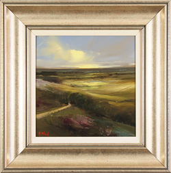 Michael John Ashcroft, ROI, Original oil painting on panel, Down the Valley, Yorkshire Medium image. Click to enlarge