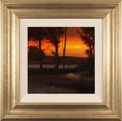 Michael John Ashcroft, ROI, Original oil painting on panel, Fade Into Orange Medium image. Click to enlarge