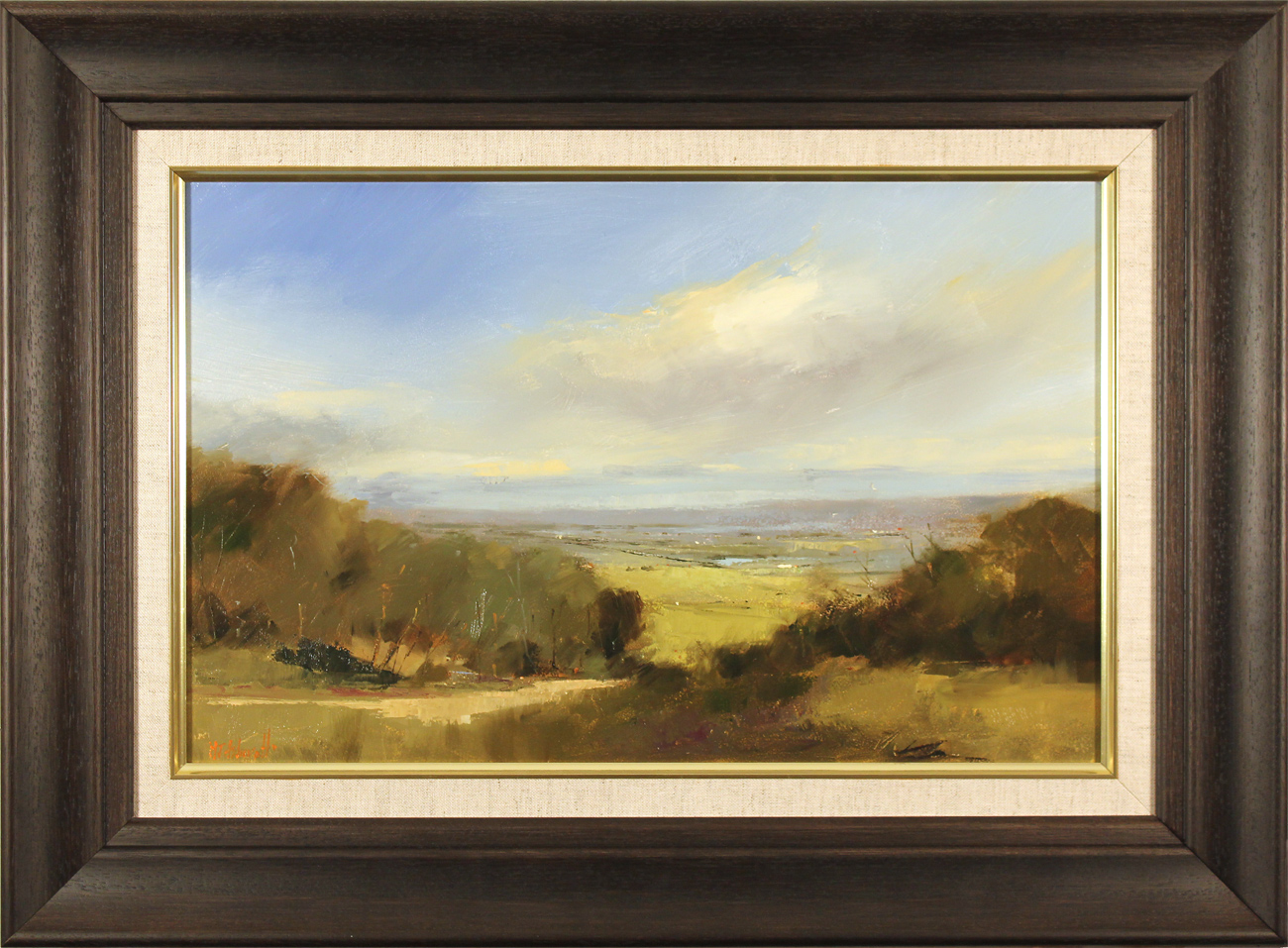 Michael John Ashcroft, ROI Original oil painting on panel, Gateway to the Moors, Art to buy