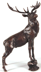 Michael Simpson, Bronze, Lord of Stags Medium image. Click to enlarge