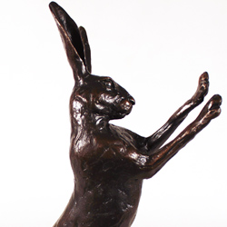 Michael Simpson, Bronze, Medium Hare Boxing Medium image. Click to enlarge