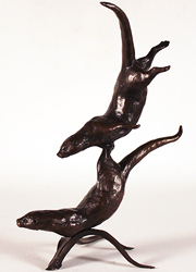 Michael Simpson, Bronze, The Chase Medium image. Click to enlarge