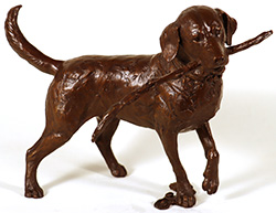 Michael Simpson, Bronze, Faithful Friend Medium image. Click to enlarge