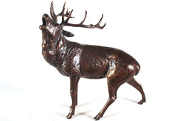 Michael Simpson, Bronze, Roar of the Highlands  Medium image. Click to enlarge