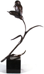 Michael Simpson, Bronze, Kingfisher Medium image. Click to enlarge