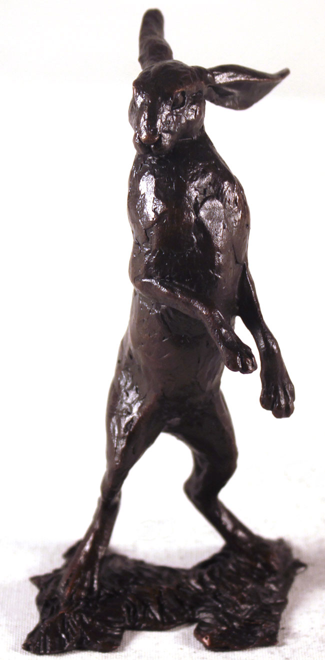 Michael Simpson, Bronze, Small Hare Standing