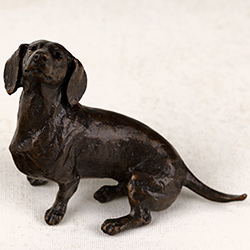 Michael Simpson, Bronze, Dachshund Sitting