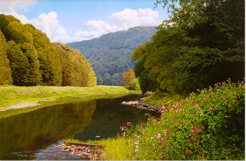 Michael James Smith, Signed limited edition print, River Wye, Wales