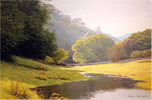 Michael James Smith, Original oil painting on canvas, Evening Light in Derbyshire, £ Contact Gallery Medium image. Click to enlarge