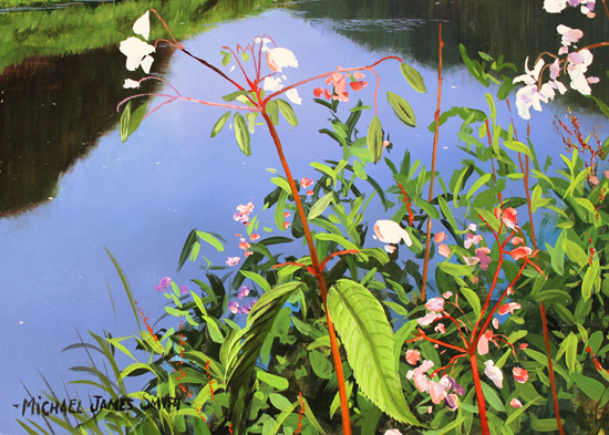 Michael James Smith | Original oil painting on panel, The River Derwent