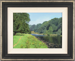 Michael James Smith, Original oil painting on panel, The River Tweed, Scotland Medium image. Click to enlarge