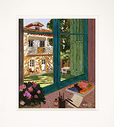 Mike Hall, Original acrylic painting on board, View from the Studio Medium image. Click to enlarge