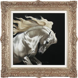 Natalie Stutely, Original oil painting on panel, Andalusian Medium image. Click to enlarge