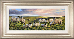 Natalie Stutely, Original oil painting on panel, Swaledales at Gunnerside Medium image. Click to enlarge