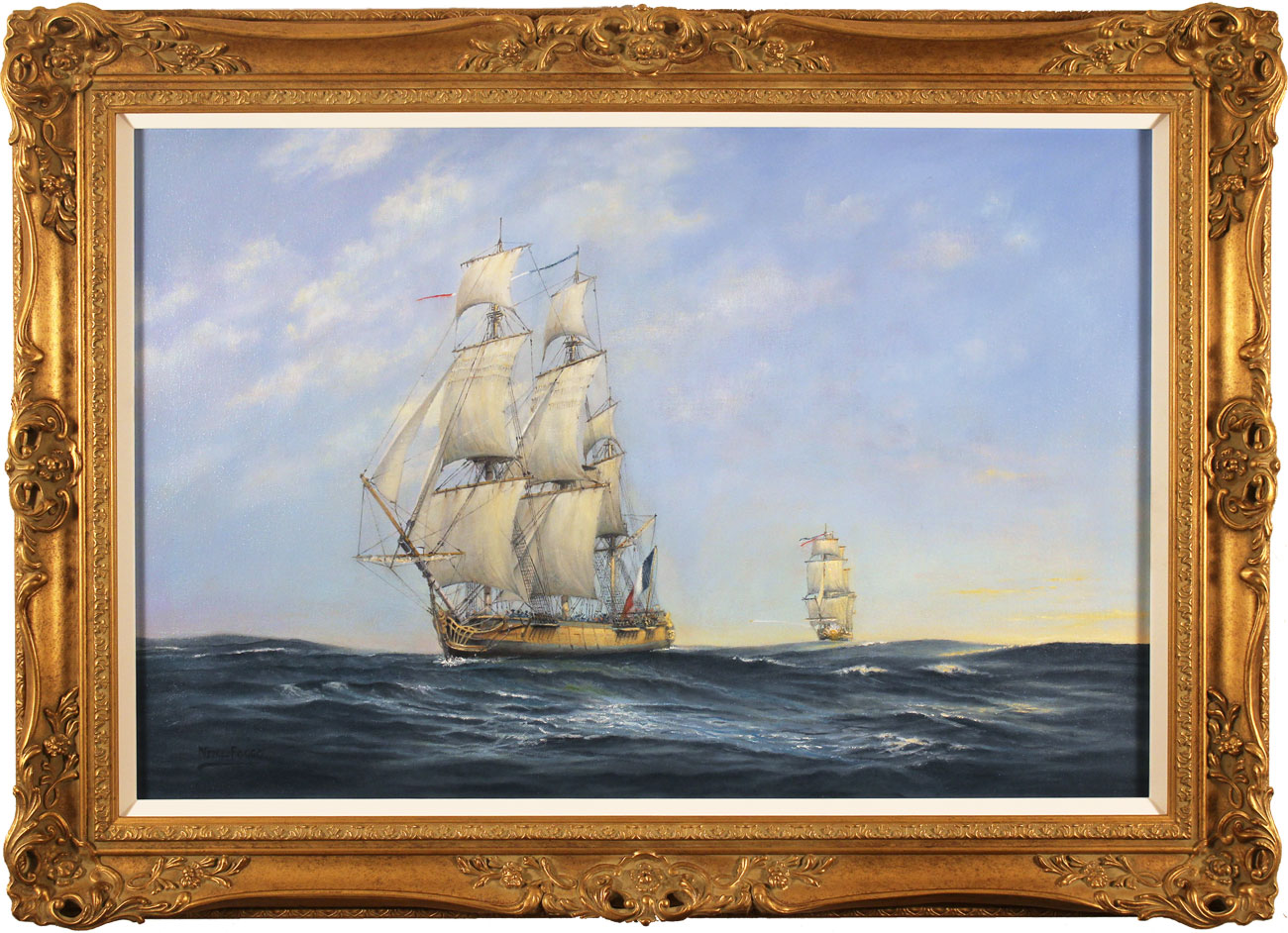 Neil Foggo, Original oil painting on canvas, Hermione Makes Her Escape