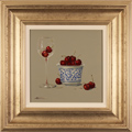 Paul Wilson, Original oil painting on panel, Cherries Medium image. Click to enlarge
