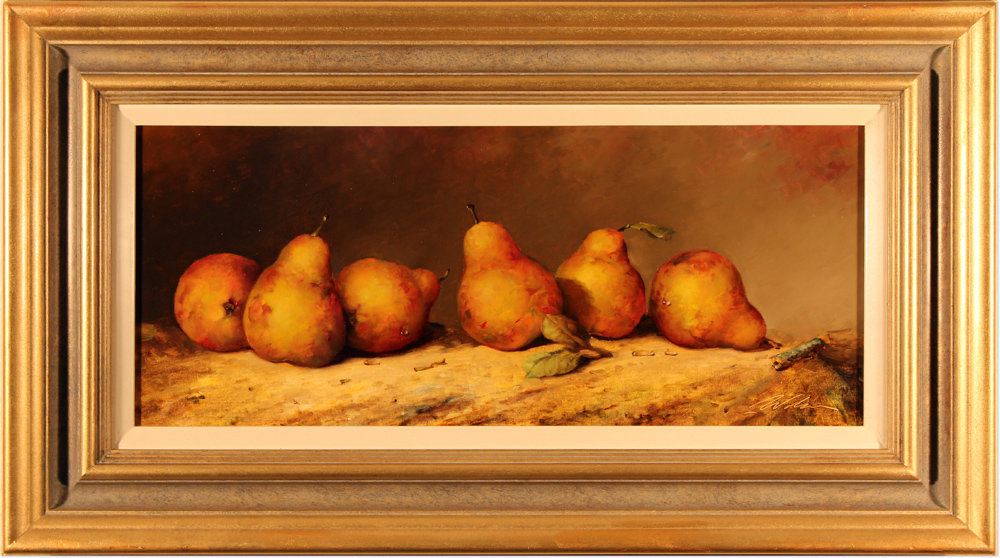 Paul Wilson, Original oil painting on panel, Pears Click to enlarge
