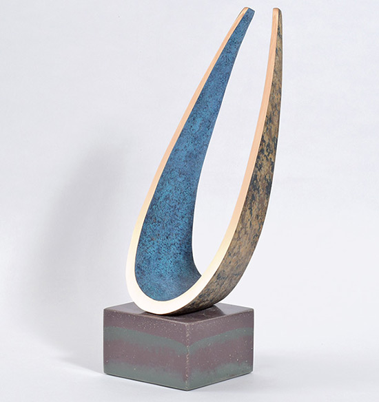 Philip Hearsey, Bronze, Line in the Sky No frame image. Click to enlarge