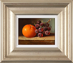 Raymond Campbell, Original oil painting on panel, Mixed Fruit Medium image. Click to enlarge
