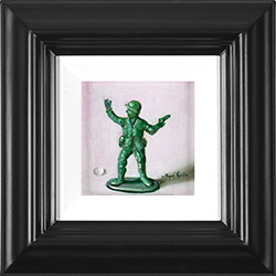 Raymond Campbell, Original oil painting on panel, Toy Soldier  Medium image. Click to enlarge
