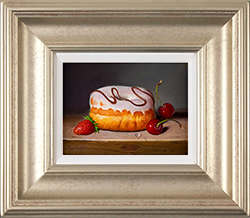 Raymond Campbell, Original oil painting on panel, Teatime Treat Medium image. Click to enlarge
