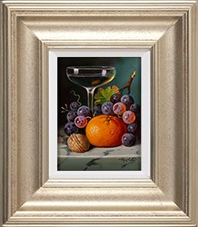 Raymond Campbell, Original oil painting on panel, Apéritif Medium image. Click to enlarge