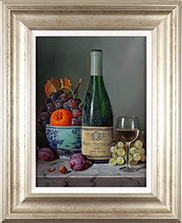 Raymond Campbell, Original oil painting on panel, Puligny-Montrachet Medium image. Click to enlarge