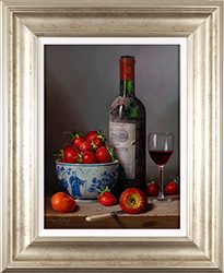 Raymond Campbell, Original oil painting on panel, Treasures of the Season Medium image. Click to enlarge
