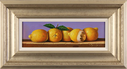 Raymond Campbell, Original oil painting on panel, Lemons Medium image. Click to enlarge