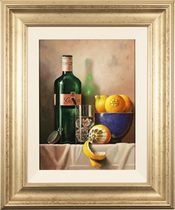 Raymond Campbell, Original oil painting on panel, Gin and Tonic Time Medium image. Click to enlarge