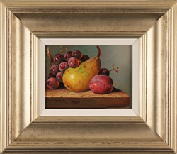 Raymond Campbell, Original oil painting on panel, A Fruitful Composition Medium image. Click to enlarge