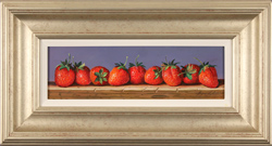 Raymond Campbell, Original oil painting on panel, Strawberries Medium image. Click to enlarge