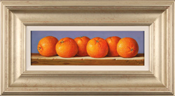 Raymond Campbell, Original oil painting on panel, Oranges Medium image. Click to enlarge