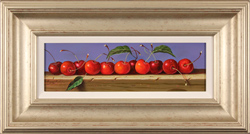 Raymond Campbell, Original oil painting on panel, Cherries Medium image. Click to enlarge