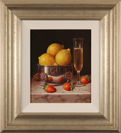 Raymond Campbell, Original oil painting on panel, Pleasure for the Palate Medium image. Click to enlarge