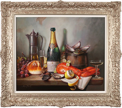 Raymond Campbell, Original oil painting on panel, A Special Occasion Medium image. Click to enlarge