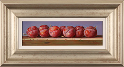 Raymond Campbell, Original oil painting on panel, Plums Medium image. Click to enlarge