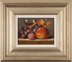 Raymond Campbell, Original oil painting on panel, A Crisp Start Medium image. Click to enlarge
