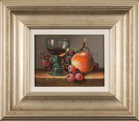 Raymond Campbell, Original oil painting on panel, A Sweet Finish