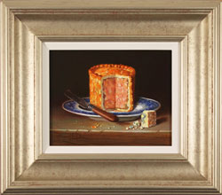 Raymond Campbell, Original oil painting on panel, Pork Pie Medium image. Click to enlarge
