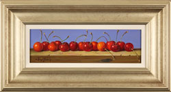 Raymond Campbell, Original oil painting on panel, Cherries Medium image. Click to enlarge