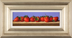 Raymond Campbell, Original oil painting on panel, Strawberries Medium image. Click to enlarge